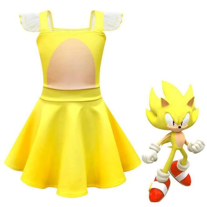 Sonic the Hedgehog robe enfant cosplay costume robe halloween carnaval ...