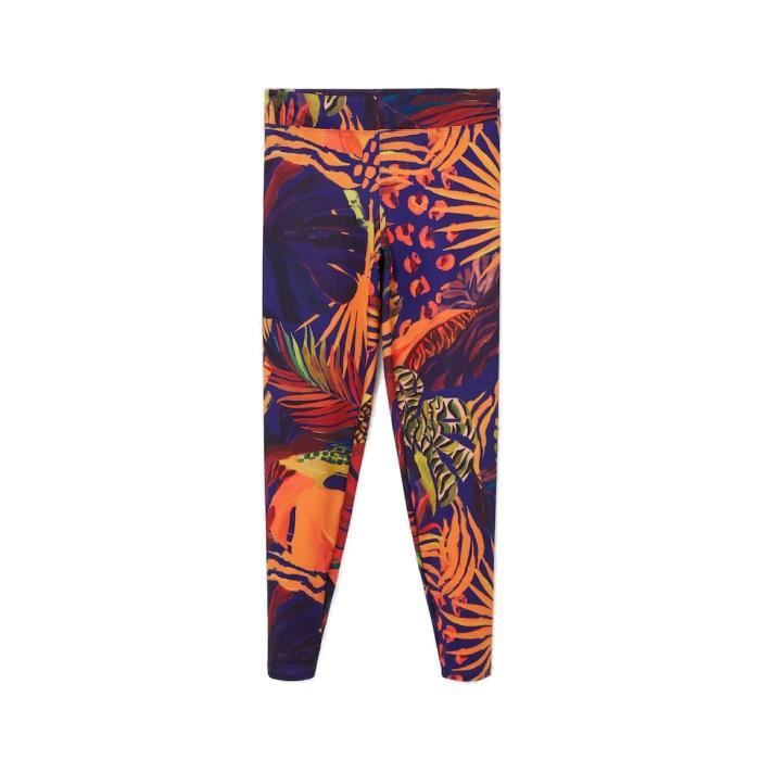 Legging femme Desigual Voley orange violet vert XXL Orange violet vert Cdiscount Pret a Porter
