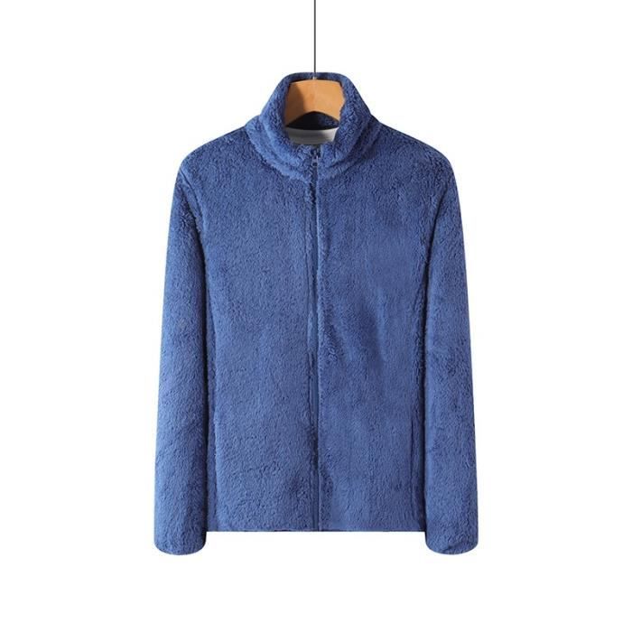 Canadian Peak Uploadeak Giacca Polare Uomo, Calda Con Cerniera, Morbida E Doublure, Maniche Lunghe, Autunno Inverno, Colore Nero, Taglia S