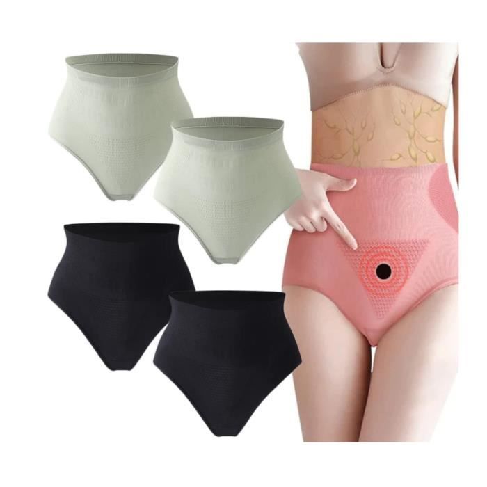 Culotte Gainante Femme Ventre Plat Invisible - Taille Haute, Tissu Stretch, Pour Lissage Silhouette Sous Vêtements - 3