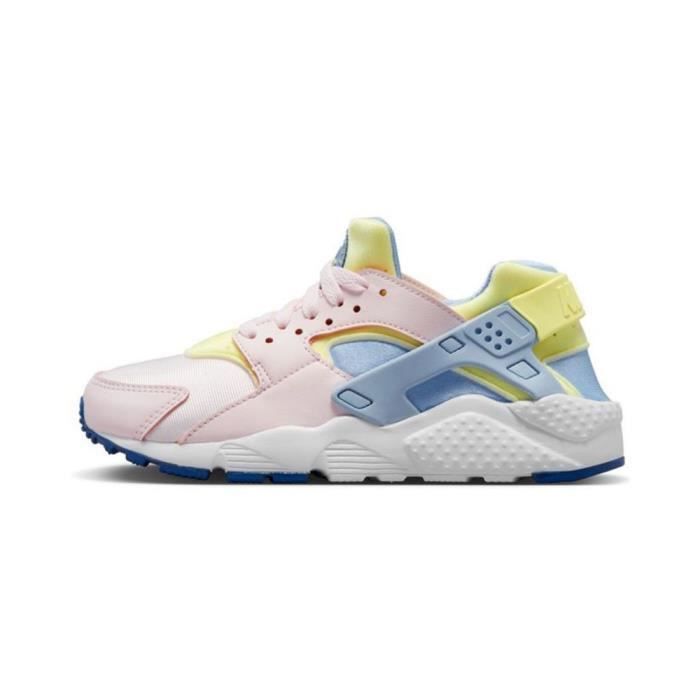 Chaussures Running NIKE Air Huarache Run JR Bleu Mixte Enfant