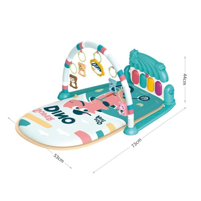 Tapis Musical Pour Bébé MOMUSE - 80 Sons, 10 Animaux/voitures, Piano - Jouet éducatif 1 2 3 Ans