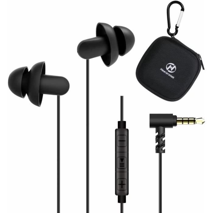 Écouteurs de Sommeil, Hearprotek Confortable en antibruit Silicone
