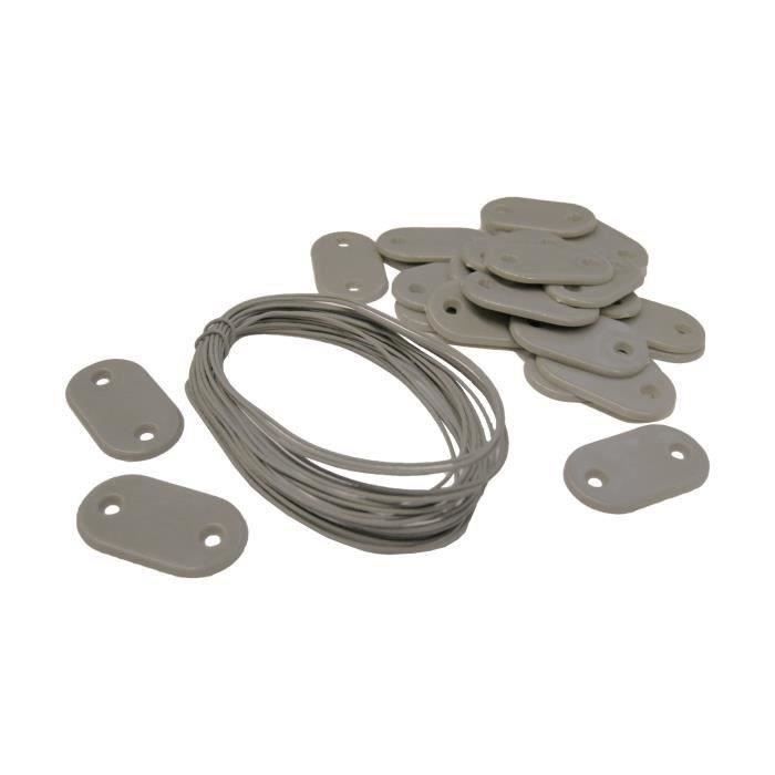 Kit de fixation pour clôture de jardin NATURE 27 pcs