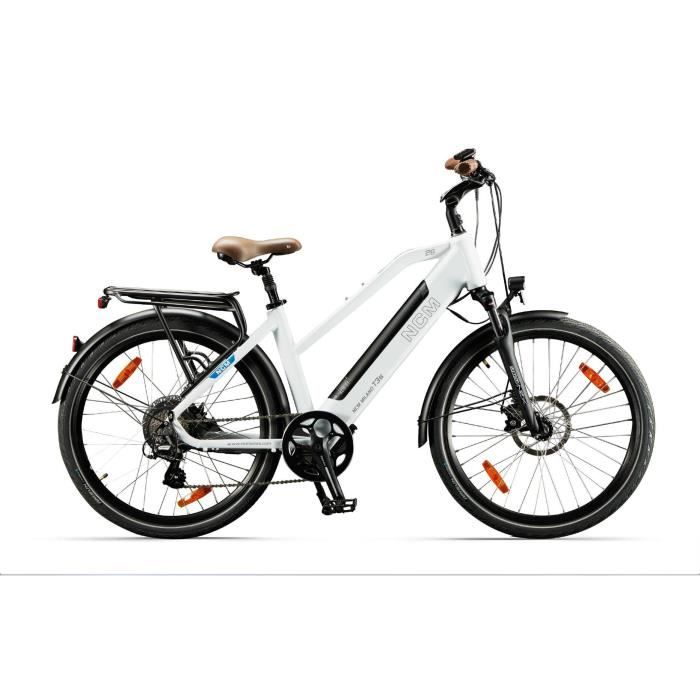 V lo lectrique Trekking NCM Milano T3 NCM Blanc Mat
