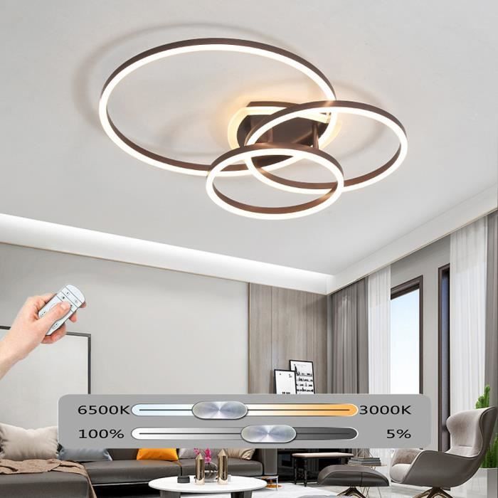 Design LED plafonnier éclairage salon chambre Luminaire Couloir plafond Lampes télécommande