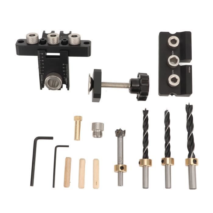 Kit Gabarit Chevilles 8-20 Mm Réglable Pour Perceuse - Neuf