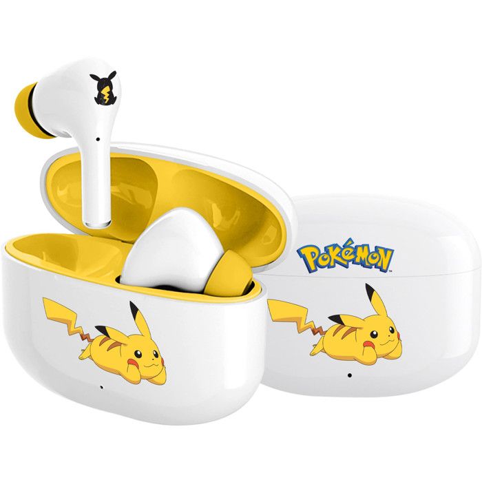 Auricolari Wireless TWS Pikachu Giallo e Bianco OTL Technologies Bluetooth 5.1