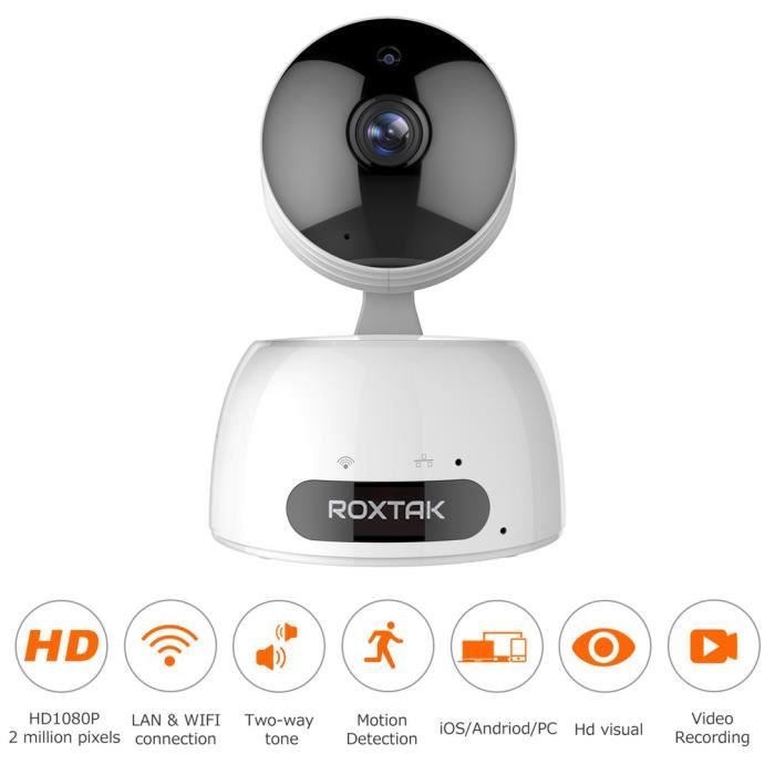 Photo Et Camescopes Interieur Detection De Mouvement Camera Ip Sans Fil 1080p Camera Bebe Securite De Animal De Compagnie Personnes Agees Avec Audio Bidirectionnel Roxtak Camera Surveillance Wifi High Tech Groupisd Com Photo Et Camescopes Interieur Detection De Mouvement Camera Ip Sans Fil 1080p Camera Bebe Securite De Animal De Compagnie Personnes Agees Avec Audio Bidirectionnel Roxtak Camera Surveillance Wifi High Tech Groupisd Com