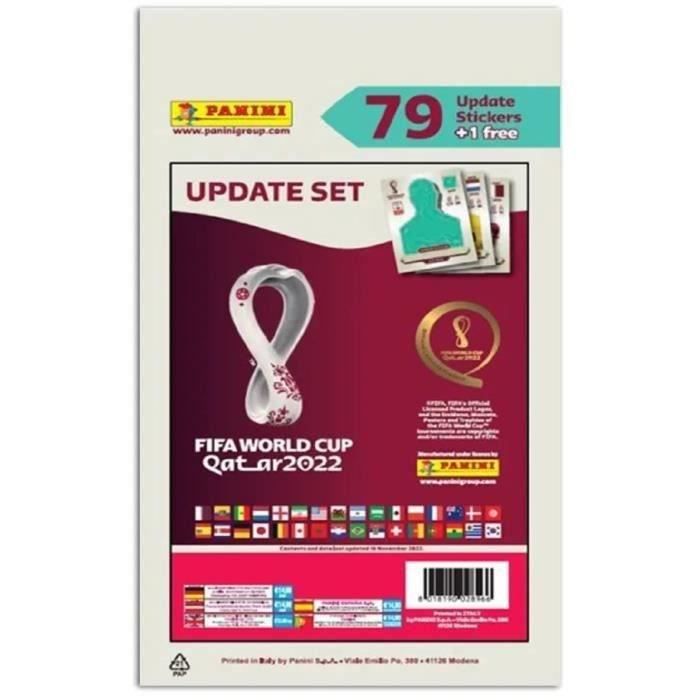 Set de stickers World Cup 2022 - Mise à jour - Rose - Pour enfants dès 3 mois