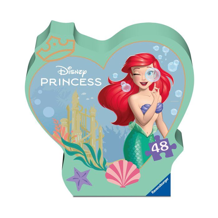 Puzzle 48 pièces : Disney Princesses Princesse Ariel Ravensburger France - vue 2