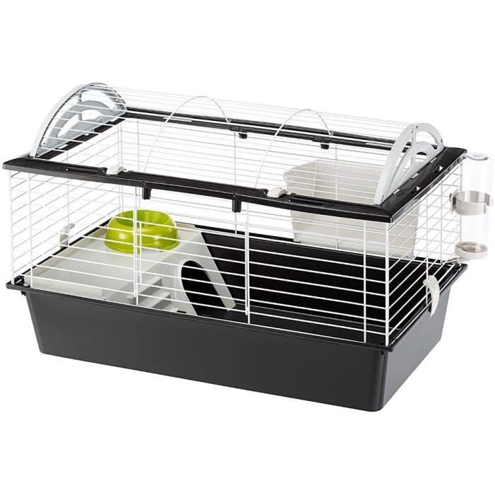 Meilleurs prix pour Ferplast Cage pour Rongeurs CASITA 80 pour Cochons d'Inde, Cochons d'Inde, en Métal, Accessoires inclus : Mangeoire, Abreuvoir, 2