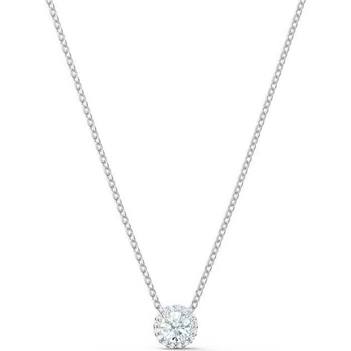 Collier femme - SWAROVSKI - Collier Swarovski Angelic Round - Couleur de la matière:Blanc