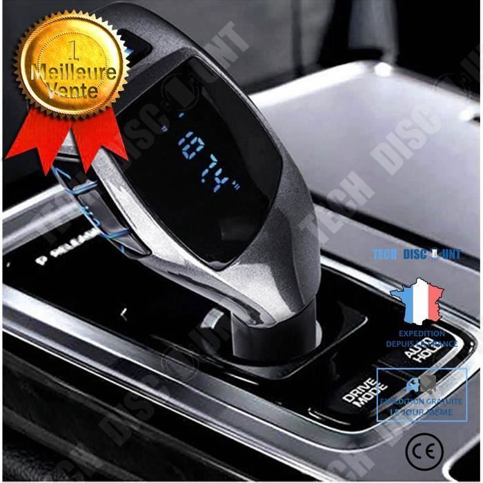 Transmetteur FM Bluetooth 5.3 Pour Voiture - Charge Rapide PD30W/QC3.2, Lecteur USB/TF, Appels Mains Libres, LED 7 Couleurs - 8