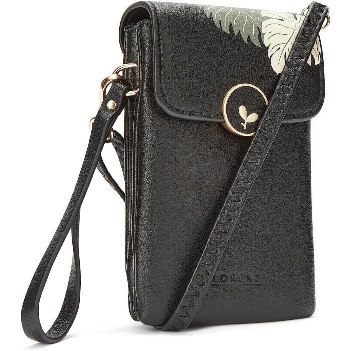 Hengwin Mini Sacs à Bandoulière Homme, Petit Portefeuille Étui en Cuir