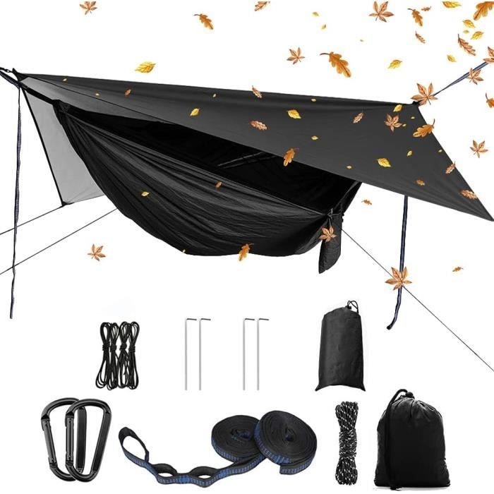 Hamacs de camping, hamac portable, anti-moustiques, ultra-léger et