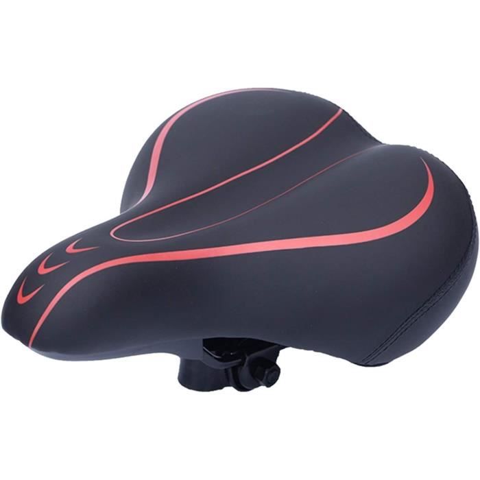 Selle De Vélo Confort Ergonomique - Creuse, Absorption Chocs, Bandes Réfléchissantes - Pour VTT, Route, Ville - 2
