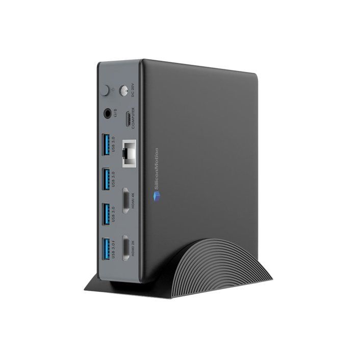 Station d'accueil USB Type C et USB Type A 2K4K écran Urban Factory Hubee Dock - vue 6