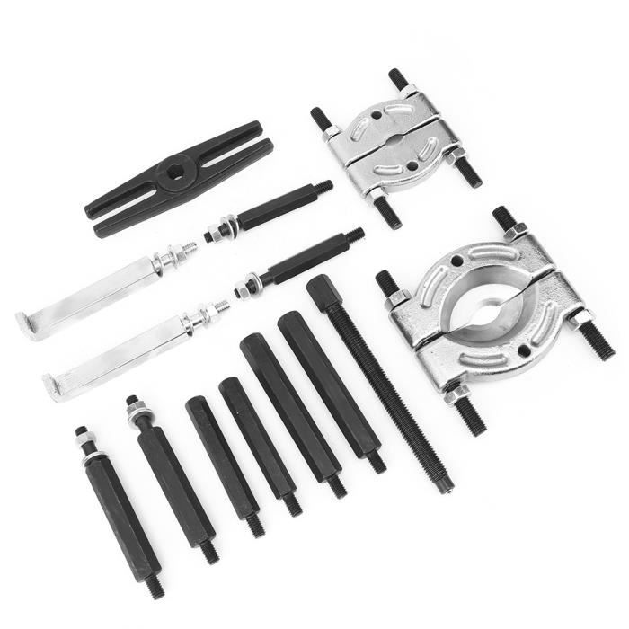 Kit Extracteur De Roulements Universel FreeTec 13 Pièces | Bras 2 Et 3 Points, Profondeur Jusqu'à 255mm