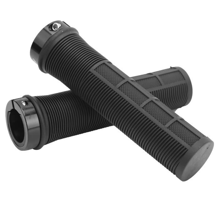Poignées Vélo Origin8 Microtac Ergo UL - Noir - Lock-on - Neuves