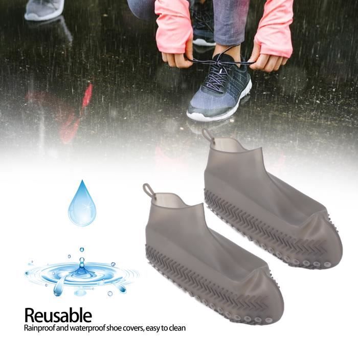 éviter Poussière Boue Couvre-Chaussures Réutilisables - Lot De 8 Paires - Imperméables Et Antidérapants - Taille Unique Housse Chaussures Lavable