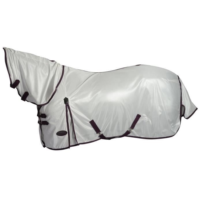 Couverture Anti-mouches Pour Cheval QHP Avec Capuche Et Partie Cou - Taille 100 - Neuf Sous Emballage