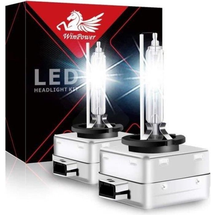 Lot De 2 Ampoules Xénon D3S 6000K 35W - Remplacement Phare Audi Q5 (et Autres Véhicules Compatibles)