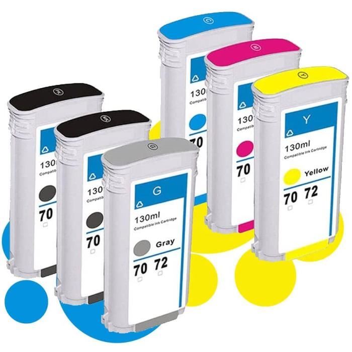 Cartouche D'encre Jaune HP Designjet 72 - Originale - Neuve Sous Blister