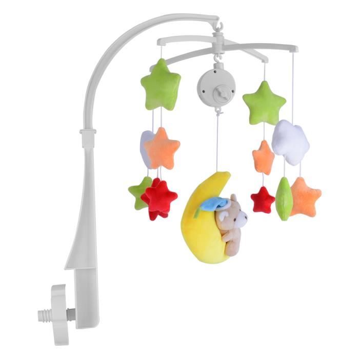 Xcsource Beau Bebe Mobile Berceau Lit Dormir Suspendus Jouet Titulaire De Mouvement Mecanique Boite A Musique Mignon Infantile Bell Cdiscount Puericulture Eveil Bebe