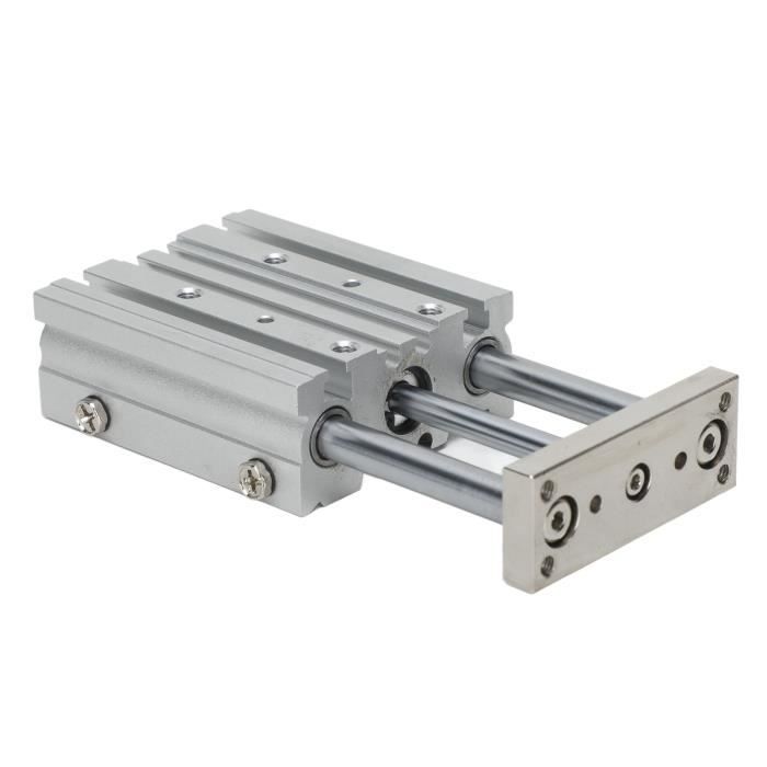 Cylindre Pneumatique Heschen TN16-50 - Double Effet, Alésage 16 Mm, Course 50 Mm, Avec Aimant