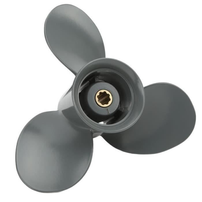 Hélice de bateau - OMABETA - 13 1/4x17 - Aluminium - 3 pales - Moteur