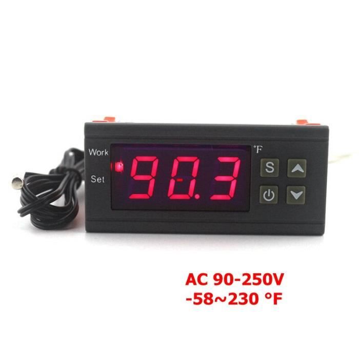 Thermostat Numérique WiFi 10 A Pour Aquariums 110 V 230 VAC