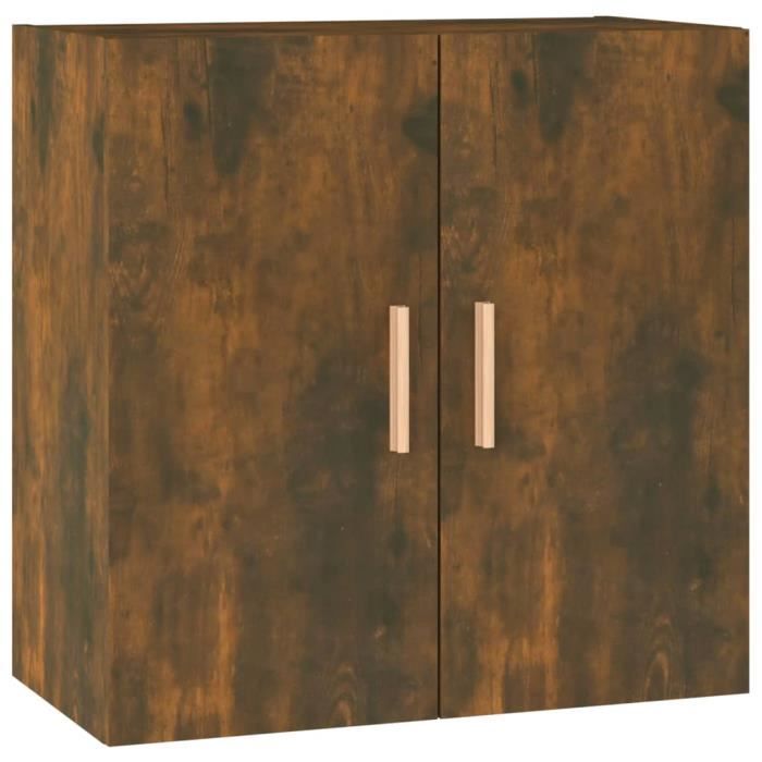 PAL-Armoire murale Chêne marron 102x30x20 cm Bois d'ingénierie