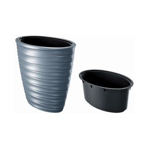 Jardinière Balcon Prosperplast Wave Terracotta 60x20cm - Fixation Balustrade