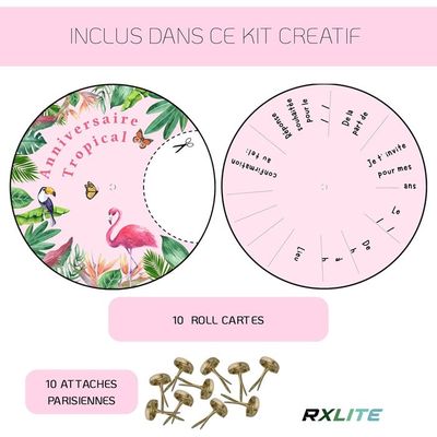 Carte Invitation Anniversaire Stitch Kit Invitation Anniversaire Vaiana RXLITE - Carte, Stickers à Gratter Et Enveloppes Premium Carton Invitation Premium 400g