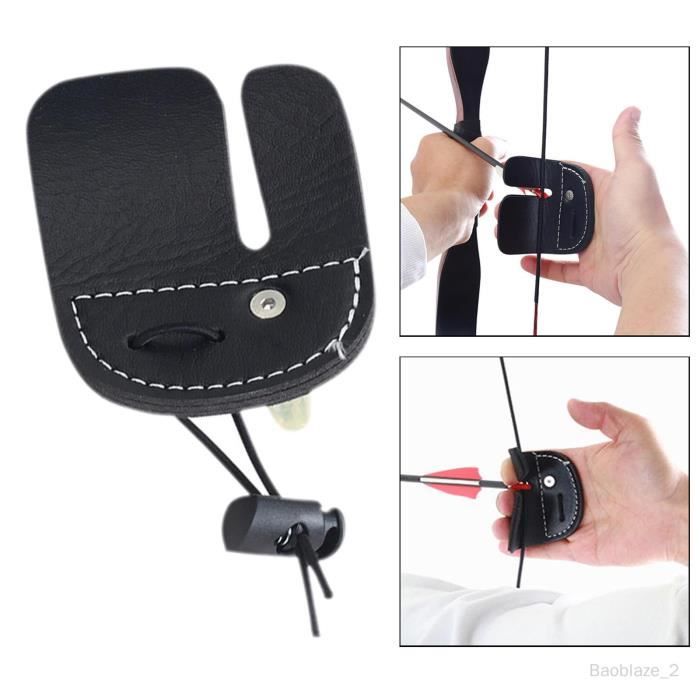ACCESSOIRE DE TIR à l'arc en cuir de vache onglet protège vos