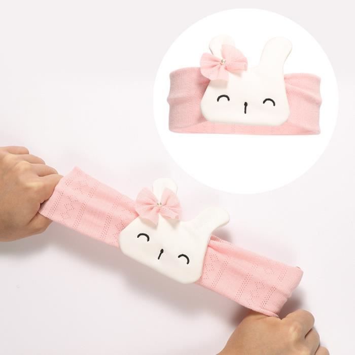 3 Bandeaux Bébé Fille Nœud – Rose, Blanc, Violet – Doux, Élastique & Adorable Pour Photos & Quotidien !