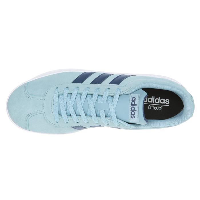 ADIDAS Baskets Vl Court 2.0 Bleu Blanc Homme Bleu Cdiscount