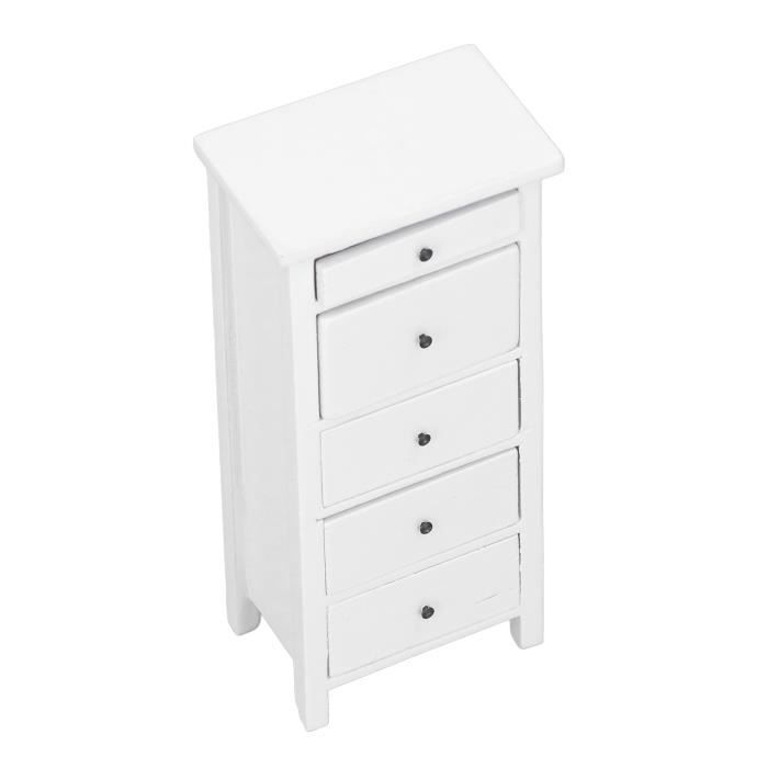 1:12 maison de poupée meubles miniatures armoire en bois étagère