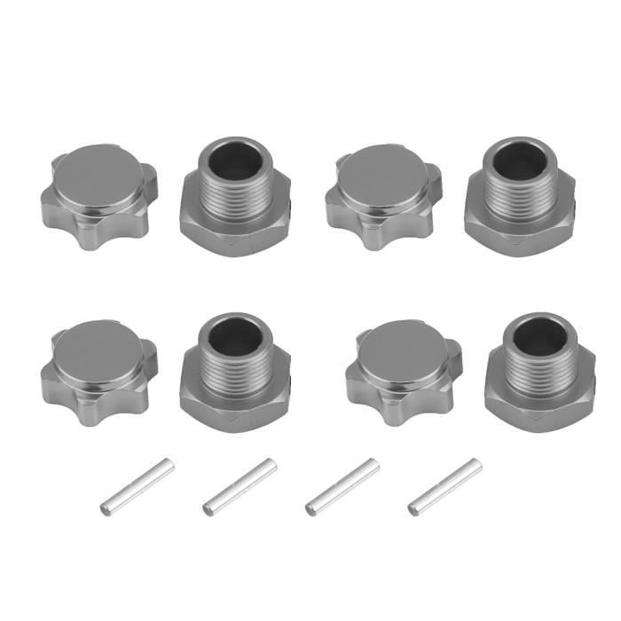 Adaptateur De Moyeu Hexagonal 12mm Pour Roue RC – Pour Voitures 1/10 – Rouge – 6mm – Alliage D’aluminium – Remplacement Durable