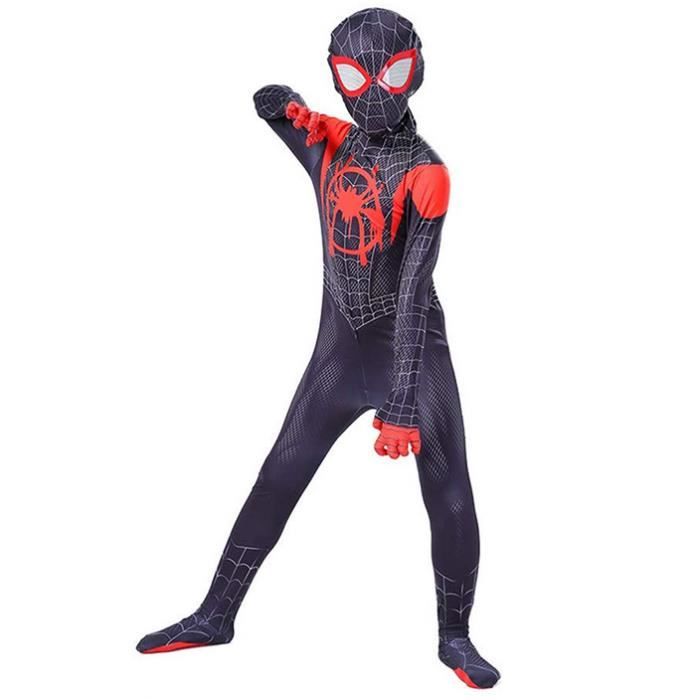 Déguisement Spiderman Miles Morales Cosplay Costume avec Masque