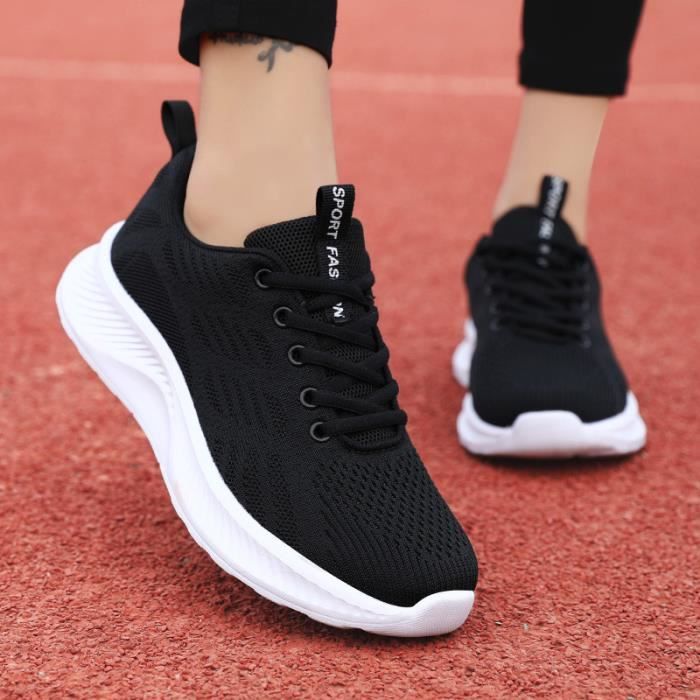 Chaussures de Running Baskets Sneakers Femme Legerete Respirante Sport Confort Jogging INSFITY Noir Cdiscount Sport