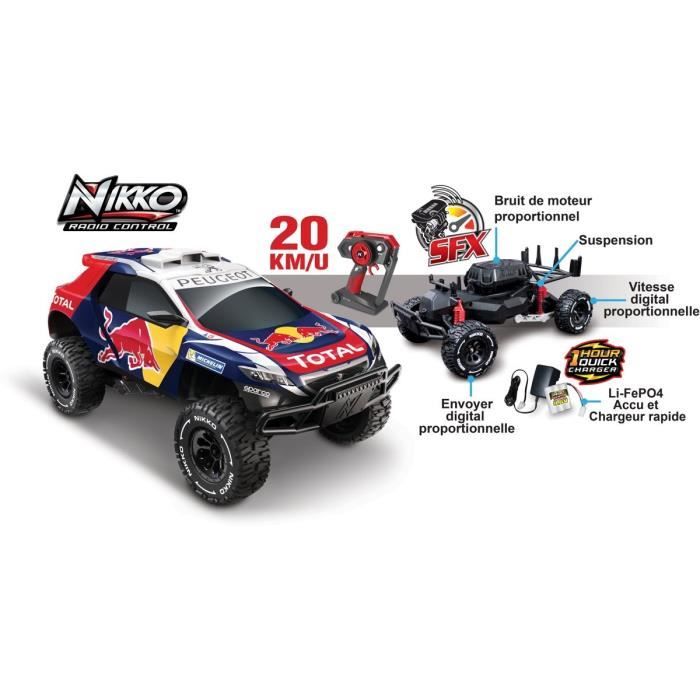 Voiture télécommandée peugeot online 2008 red bull