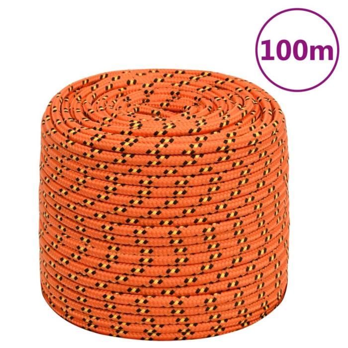 HIKEMAN Tendeurs Réfléchissants Pour Tente – Corde De Guidage UHMWPE De 2 Mm, 4 M Avec Tendeur Luminescent Pour Camping, Randonnée, Auvent, Tentes (orange