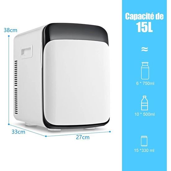 Yosoo Mini USB Frigo Silencieux Réfrigérateur MiniBar Congélateur de Table  Refroidisseur/Chauffage pour Maison Bureau Voiture Voyage : : Gros  électroménager