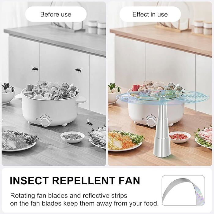 Ventilateur AntiMouche 2 Pièces Chasse Mouche de Table Répulsifs Anti — free download