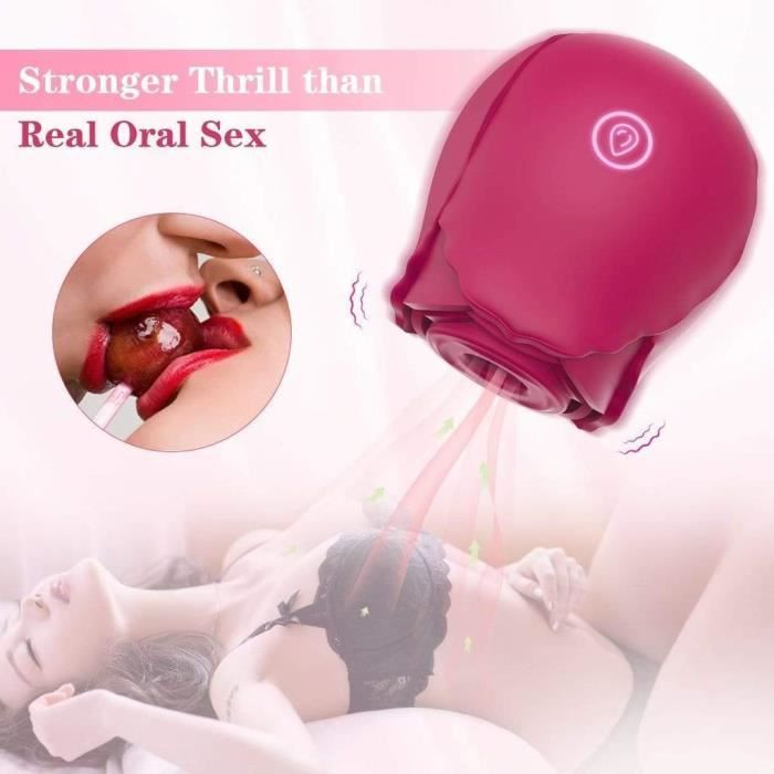 Vibromasseur - Rose - Petit - Avec succion - Pour clitoris - Pour femme -  Cdiscount Boutique Erotique