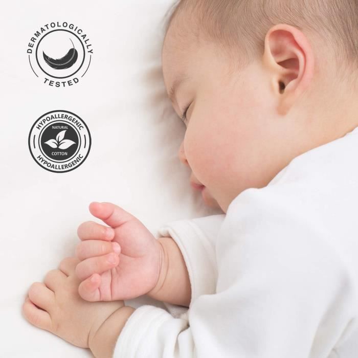 Protège matelas bébé 70x140 cm - housse imperméable et respirante