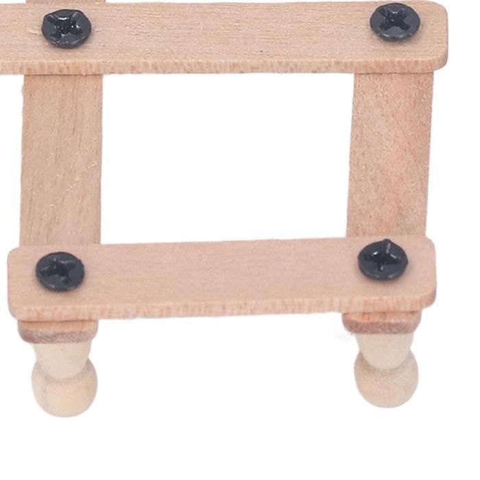 Étagère d'Exposition pour Maison de poupées, Support en Bois Miniature 1:12 pour Meubles de Maison de poupées, étagère pour Fruits et légumes avec étagères et Supports, Accessoire (Casier à Fruits et