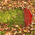 Tête d'outil d'entretien des pelouses râteau à dents, pour nettoyer les feuilles mortes et l'herbe coupée, avec dents robustes  -3